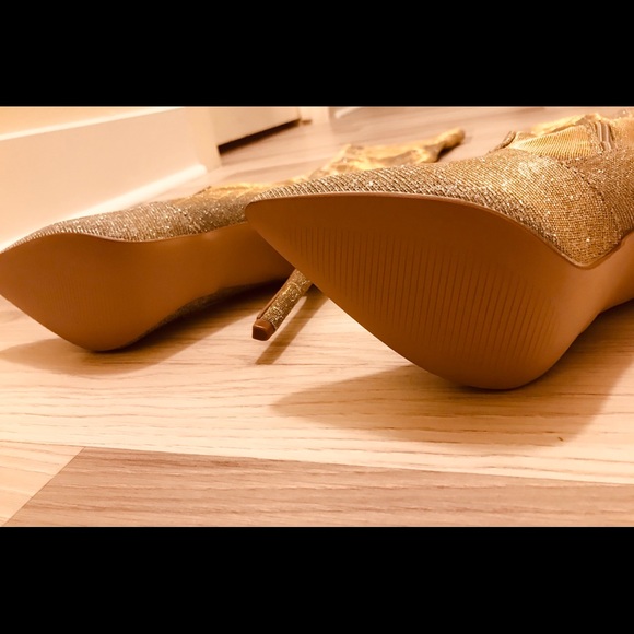 Heeded boots, Ensley, Gold, 6 - Picture 4 of 5